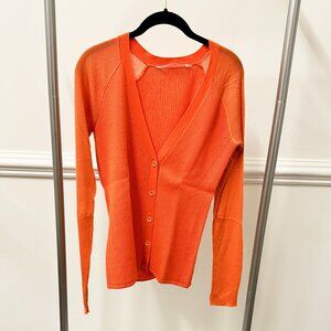 Reed Krakoff Women's Orange Long Sleeve Sweater - Large - Excellent Condition